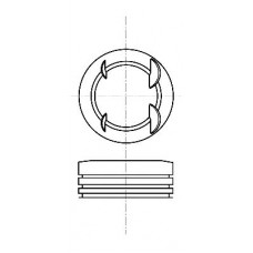 ALFA 145/146 97-01 PİSTON SEGMAN TAKIMI ALFA 145/146 97-01 PİSTON SEGMAN TAKIMI